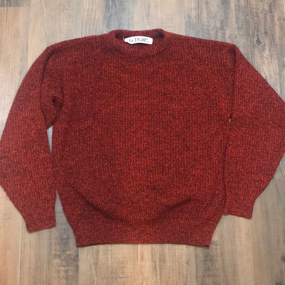 Le Tigre Sweaters - Vintage Le Tigre Grandpa Sweater.
